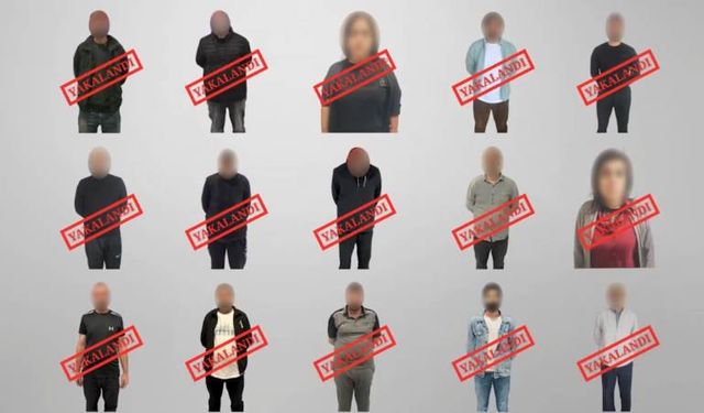 Kırmızı bültenle aranan 15 şüpheli Türkiye’ye getirildi