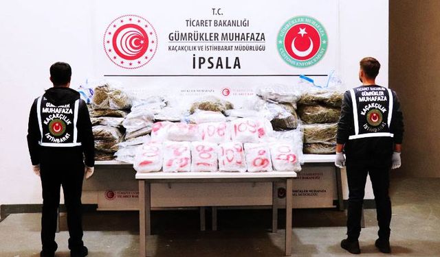 Tekirdağ ve Edirne gümrüklerinde operasyon: 1,3 ton uyuşturucu ele geçirildi
