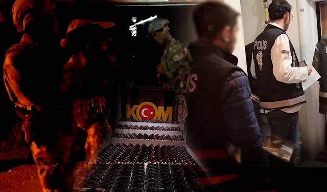 41 ilde kaçak silah operasyonu: 135 gözaltı