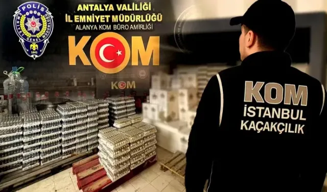 81 ilde sahte içki operasyonu: 30 bin şişe kaçak içki ele geçirildi