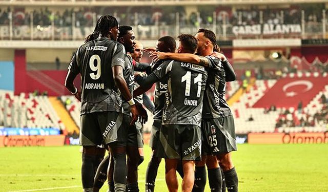 Beşiktaş Antalya'da üç golle nefes aldı