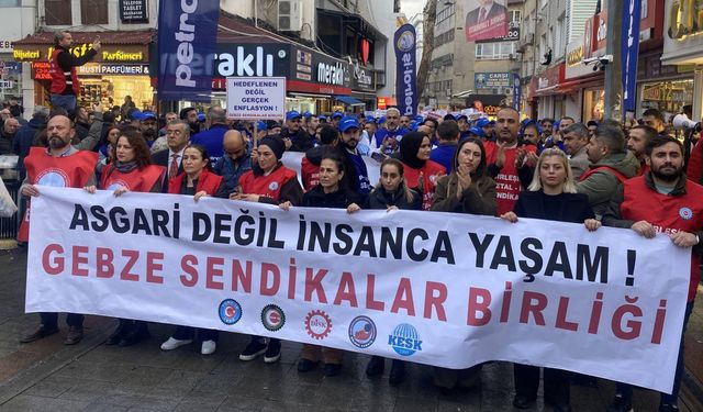 İşçi sendikalarına çağrı: “Asgari ücret bütün sınıfın meselesidir”