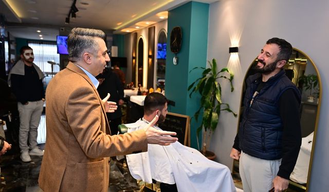 Başkan Yılmaz'dan komşu ziyareti