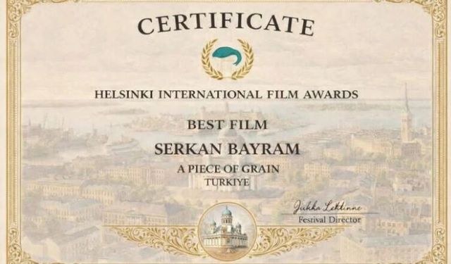 'Buğday Tanesi'ne Helsinki Film Festivali'nde 'En İyi Film' ödülü