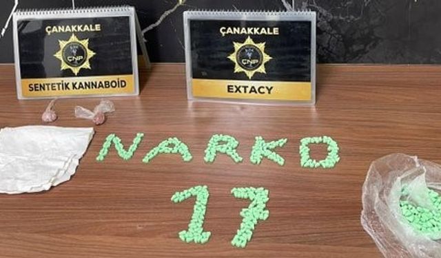 Çanakkale'de uyuşturucu operasyonuna 6 tutuklama