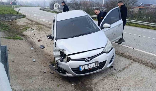 Çan'da trafik kazası: 1 yaralı