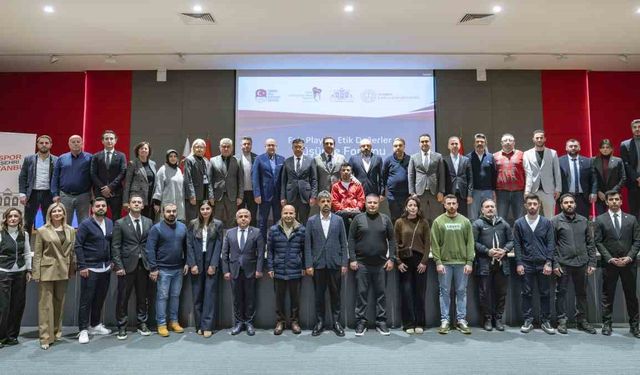 Fair Play ve Etik Değerler Düşünce Forumu, Olimpiyatevi'nde düzenlendi