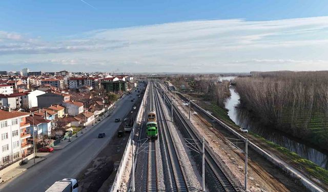 Hızlı tren projesi Edirne etabının yüzde 98'i tamamlandı