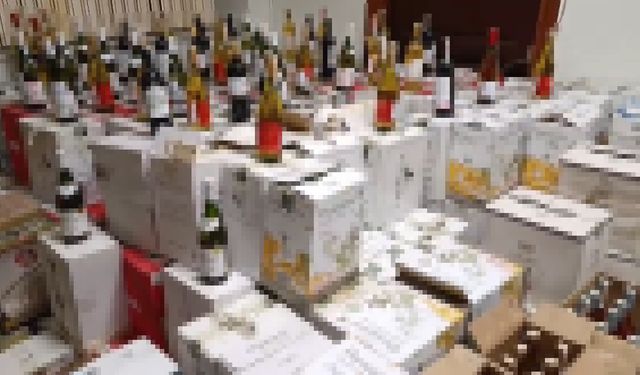 Sakarya'da kaçak içki operasyonu: 1 gözaltı