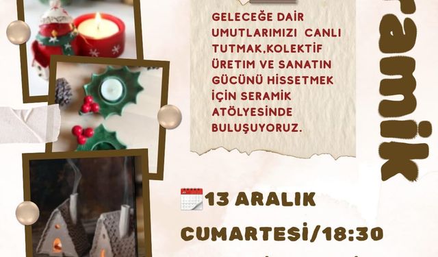 Sakarya Kadın Kolektifi’nden seramik atölyesi: “Eşitlik ve adalet için birlikte üretiyoruz”