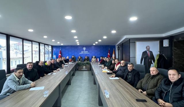 AK Parti Bilecik'te kış dönemi çalışmaları değerlendirildi