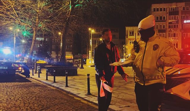 Alkollü sürücü: 'Ben polis olacak adamım, boyum da uzun'