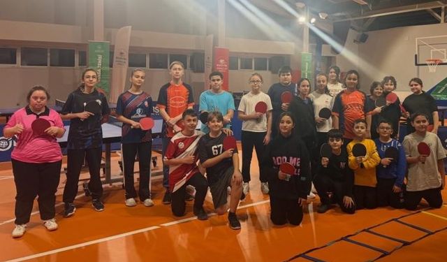 Bilecik'te masa tenisinde hedef başarı