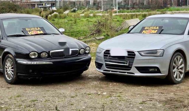 Bursa'da gümrük kaçağı otomobil ticareti yapan şahıslara operasyon