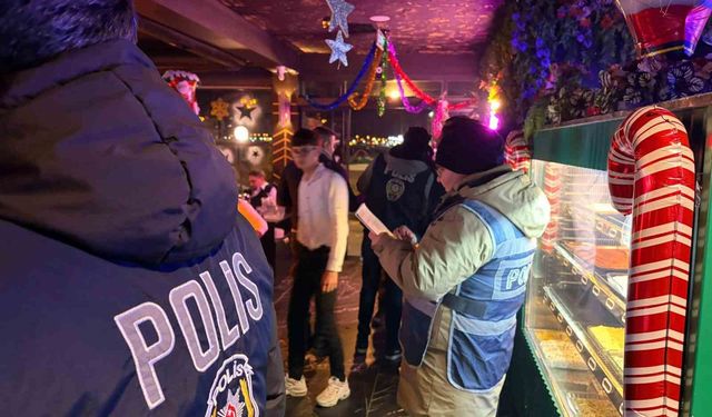 Edremit polisi yılbaşında kuş uçurtmadı