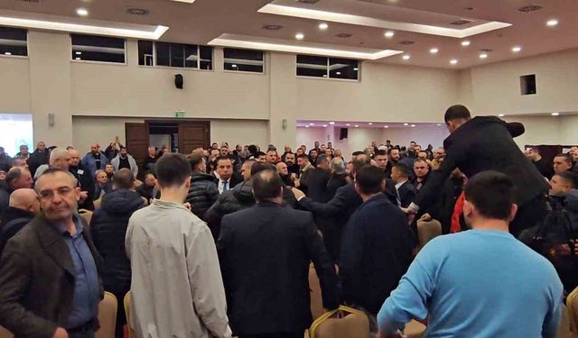 Eirne Şoförler Odası seçimlerinde gerginlik: Yumruklar konuştu