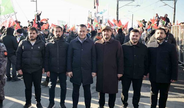 Esenyurt Belediye Başkan Vekili Can Aksoy'dan Filistin için güçlü destek