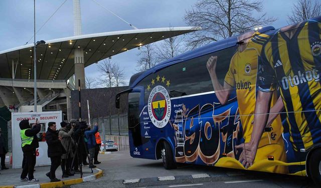 Fenerbahçe, Süper Kupa finali için stada geldi