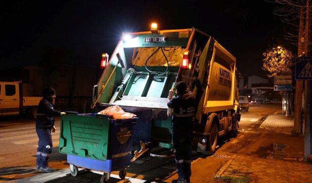 Kartepe'de yeni yıl mesaisi