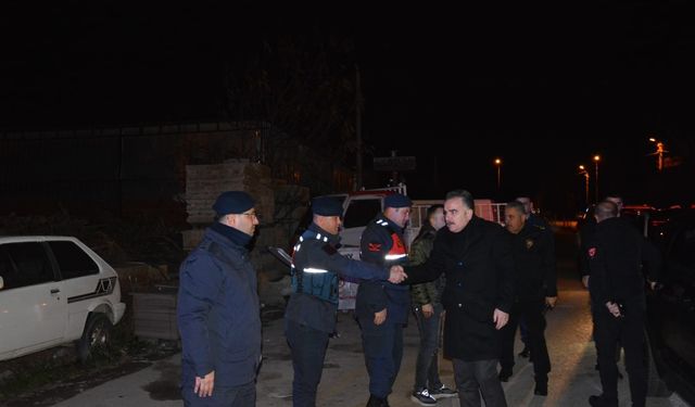 Kaymakam Odabaş yeni yılda görev başındaki personeli yalnız bırakmadı