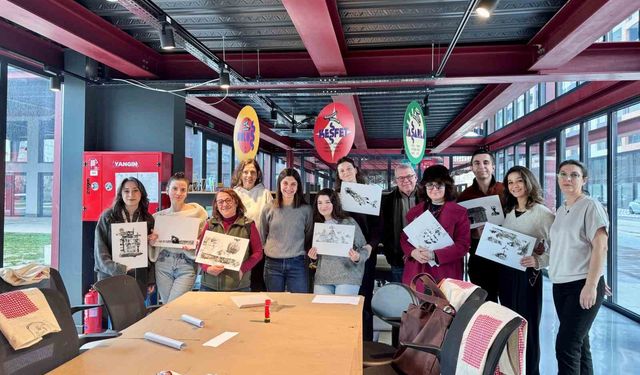 Pancar Deposu'nda gündelik malzemeler sanata dönüştü