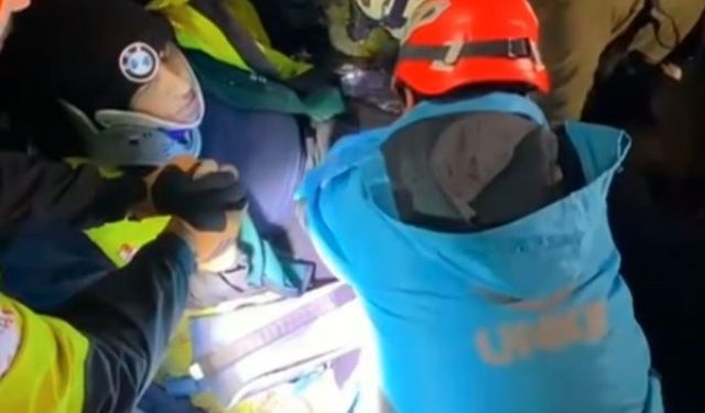 Sarıyer'de kaybolduktan 7 saat sonra bulunan kadının kurtarılma anları ortaya çıktı