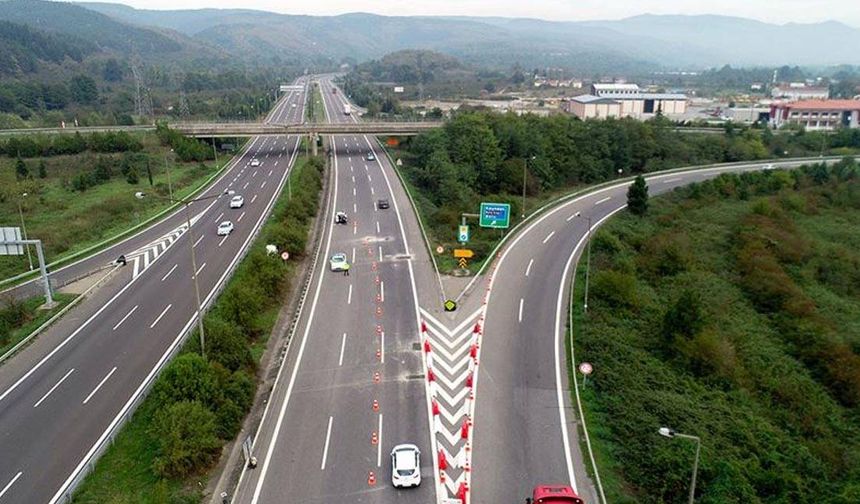 Otoyolun Bolu Dağı geçişi 46 gün trafiğe kapatılacak