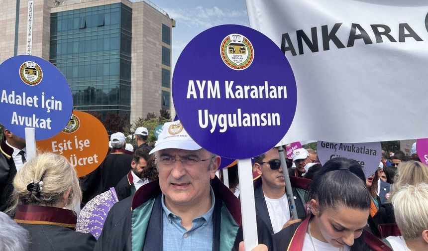 Avukatlar Ankara'da: Yoksullaşan avukat değil adalettir