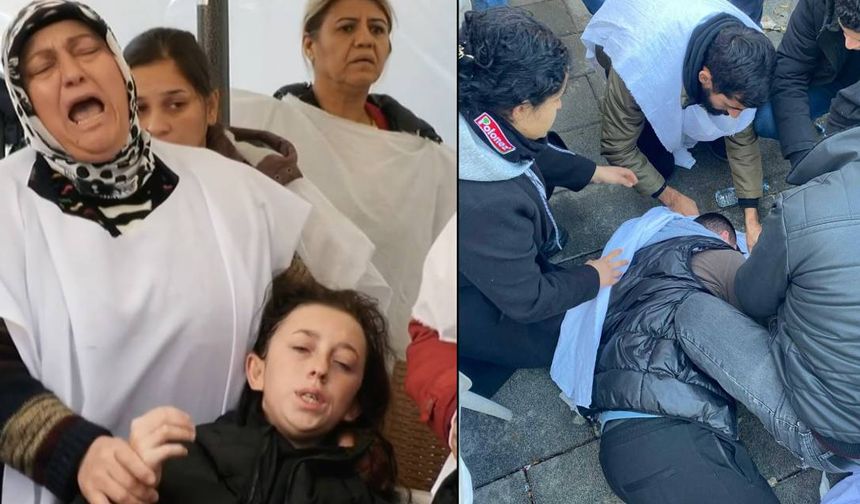 Polonez işçilerinin kefenli eylemi: 8 işçi fenalaştı