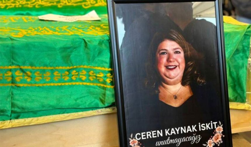 Gazeteci Ceren Kaynak İskit son yolculuğuna uğurlandı