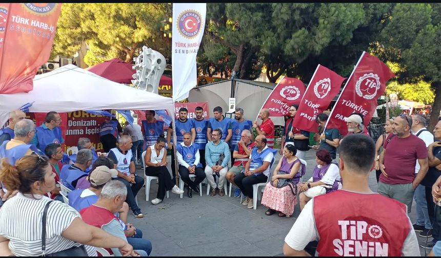TİP’den direnişteki savunma sanayi işçilerine destek