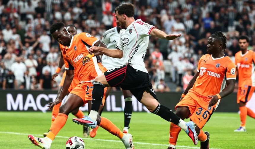 Beşiktaş , sahasında Başakşehir'i 2-1 mağlup etti