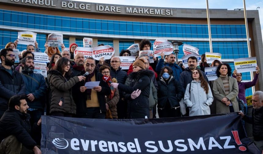 "Evrensel’in reklam ve ilan hakkı derhal geri verilmeli"