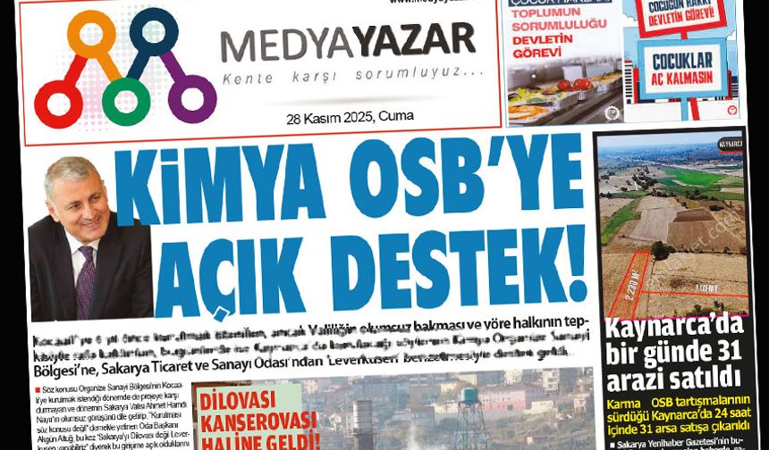 SATSO'dan Kimya OSB'ye açık destek