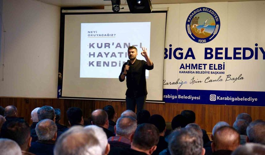 Karabiga'da Mekke'nin Fethi Gecesi coşkusu