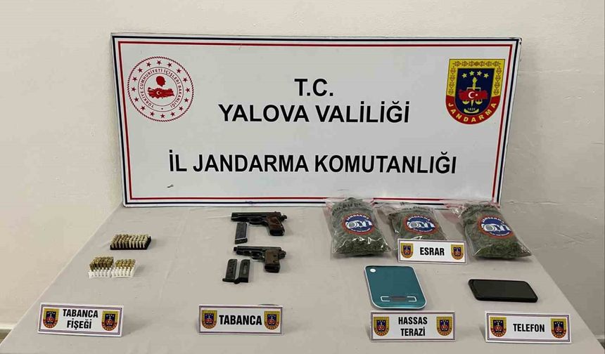 Yalova'da uyuşturucu operasyonunda 1 tutuklama