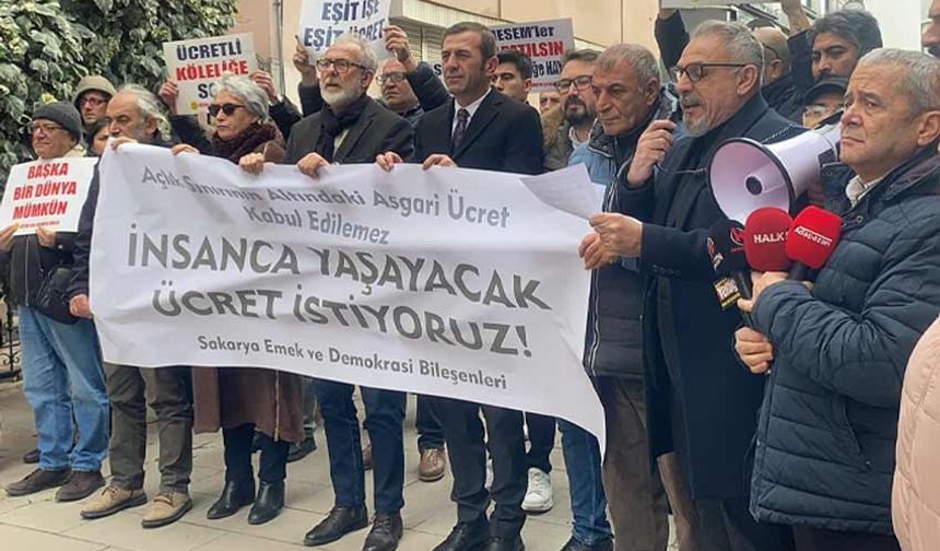 Sakarya'dan asgari ücret için mücadele çağrısı!
