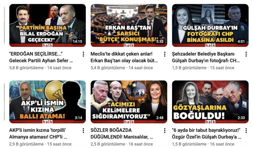 Halk TV’ye ‘TİP’ eleştirisi: Konuşmalar internette var, ekranda yok
