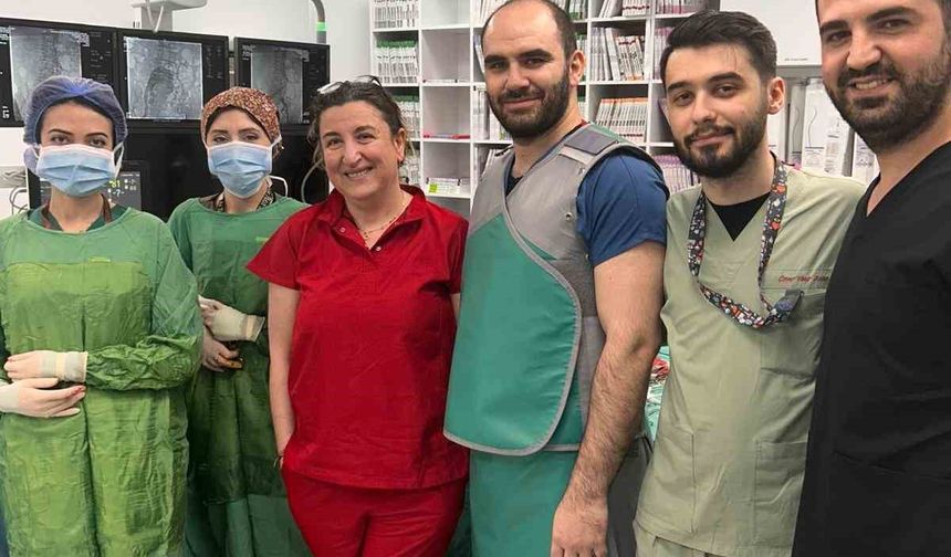 Hayat kurtaran kapalı damar operasyonu