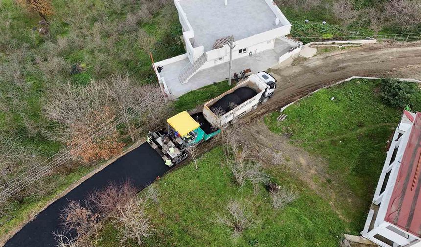 Erenler'de 6 kilometrelik asfalt mesaisi