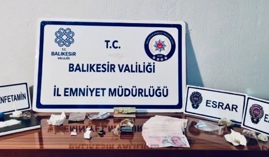 Gönen'de yılbaşı denetimlerinde uyuşturucu operasyonu: 6 şüpheli gözaltına alındı
