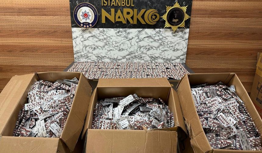 Güngören'de depoya uyuşturucu baskını: 3 gözaltı