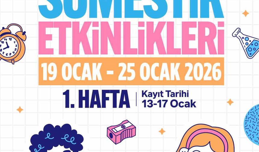 Küçükçekmece'de sömestir etkinlikleri