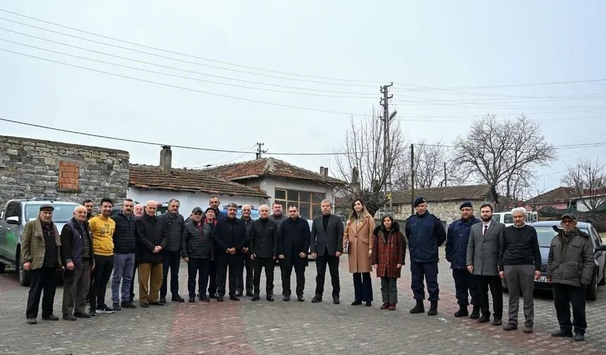 Vize'ye bağlı Develi, Pazarlı ve Çavuşköy'de sorunlar masaya yatırıldı