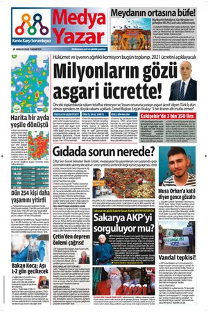 MedyaYazar - 28.12.2020 Manşeti
